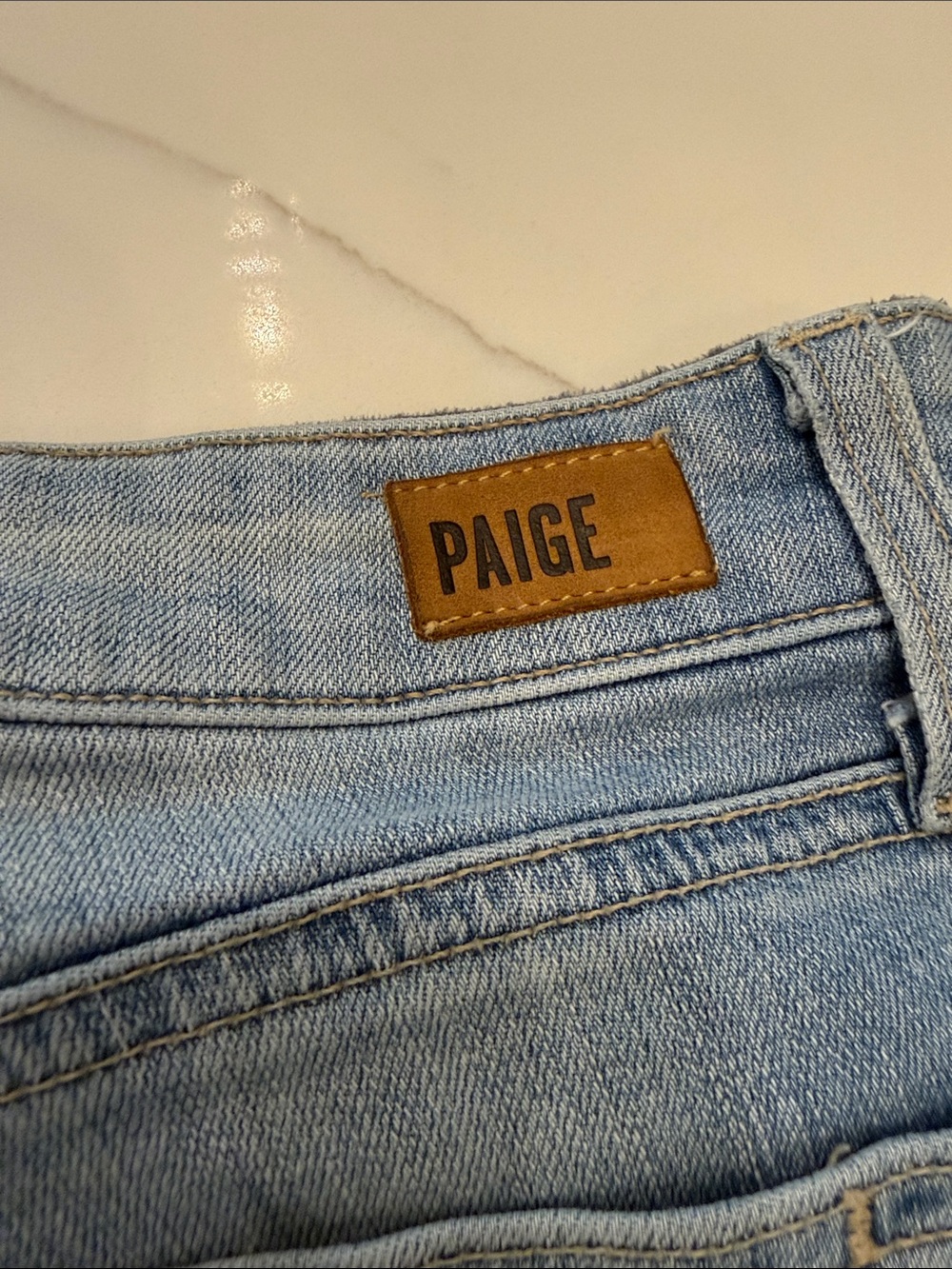 PAIGE skyline ankle peg jeans 28 - Picture 3 of 5